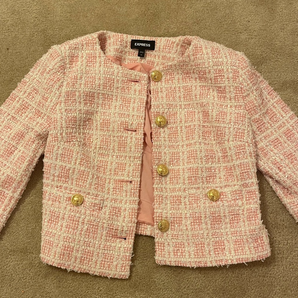Express Tweed Blazer